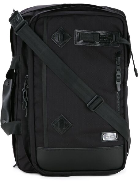  As2ov Ballistic Nylon 3way Backpack - Black 