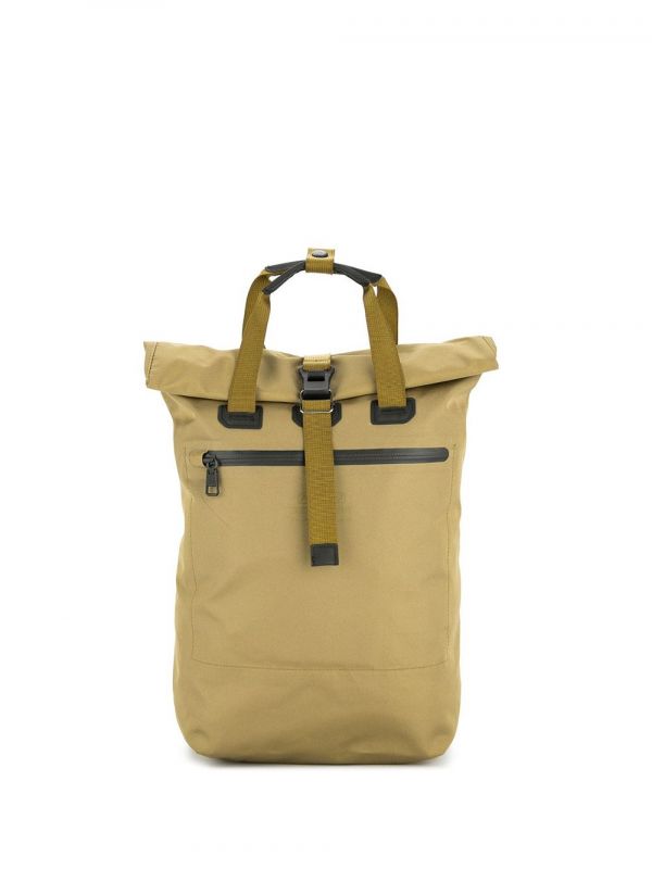  As2ov Buckled Square Backpack - Brown 