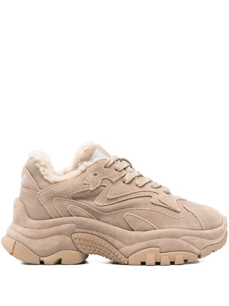  Ash Addict Panelled Sneakers - Brown 