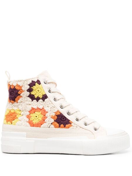  Ash Crochet High-top Sneakers - Neutrals 
