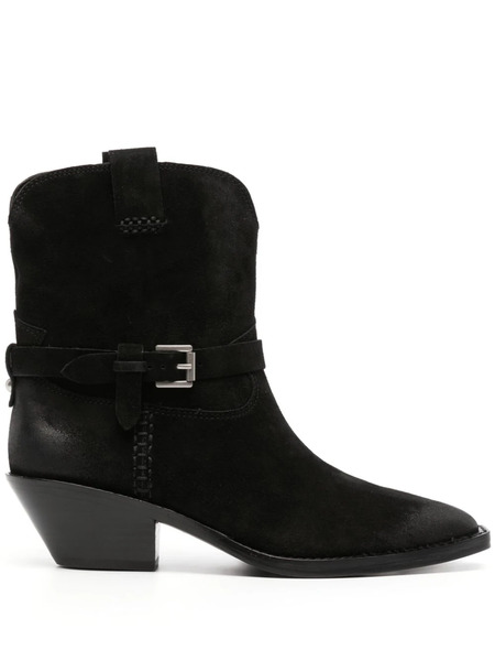  Ash Dustin 55mm Pointed-toe Boots - Black 