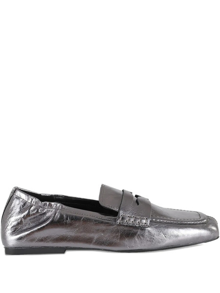  Ash Metallic Mules - Silver 