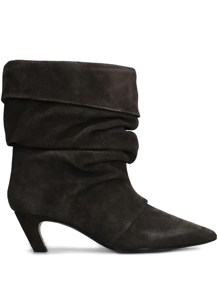  Ash 50mm Suede Boots - Grey 