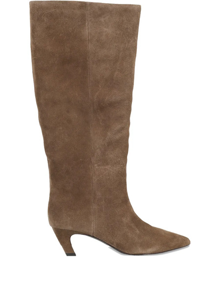  Ash 50mm Violet Pointed-toe Boots - Brown 