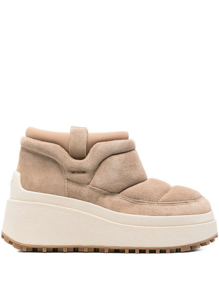  Ash Padded Platform Boots - Neutrals 