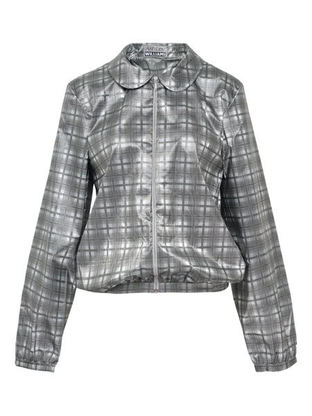 Ashley Williams Melo Checked Jacket - Grey 