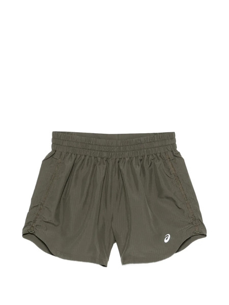  Asics Elasticated Running Shorts - Green 