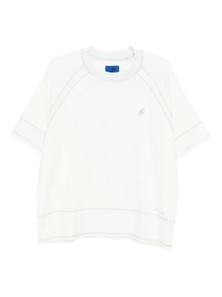  Asics Slogan-embroidered T-shirt - White 