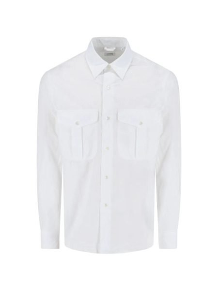  Aspesi Button-down Chest-pockets Shirt - White 