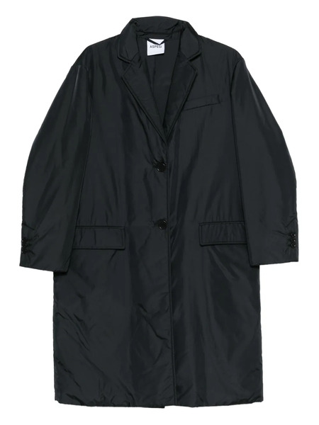  Aspesi Button-fastening Coat - Black 