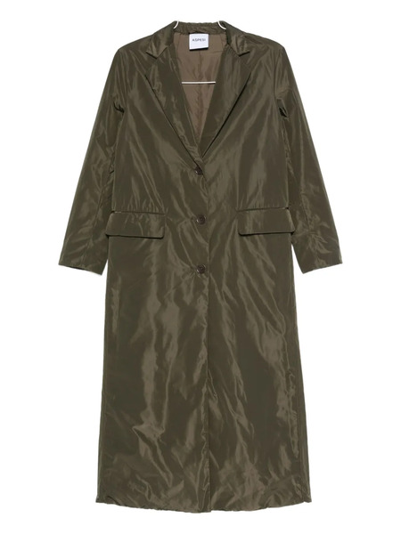  Aspesi Button-fastening Flap-pocket Coat - Green 