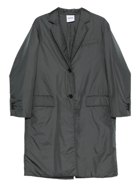  Aspesi Button Pocket Coat - Grey 