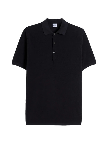  Aspesi Button-up Polo Shirt - Black 