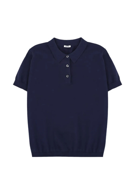  Aspesi Buttoned Polo Shirt - Blue 