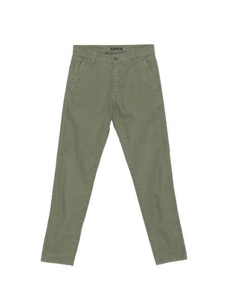  Aspesi Buttoned Trousers - Green 