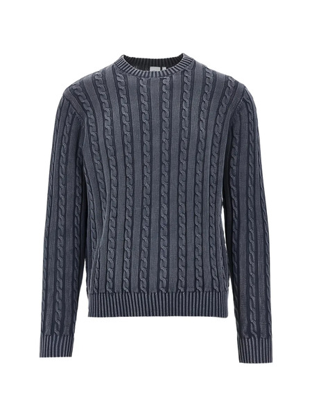  Aspesi Cable-knit Sweater - Blue 