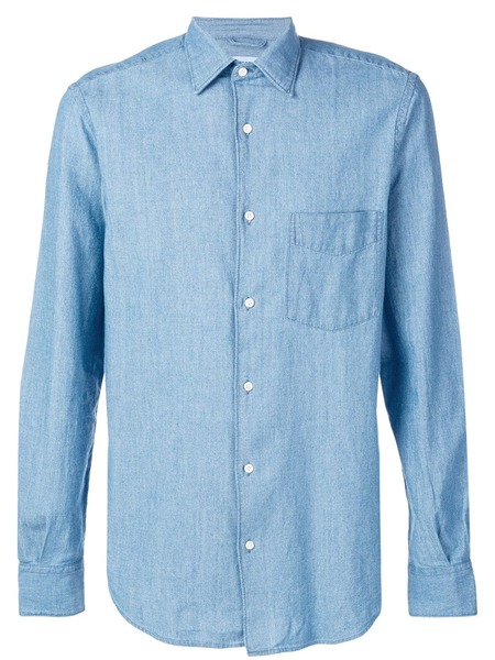  Aspesi Classic Denim Shirt - Blue 