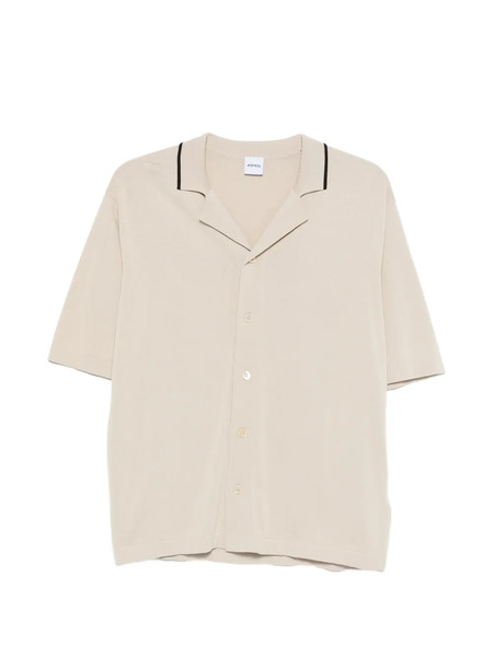  Aspesi Contrast-trim Shirt - Neutrals 