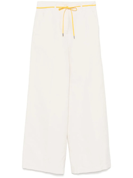  Aspesi Contrasting-belt Trousers - Neutrals 