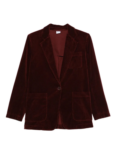  Aspesi Corduroy Single-breasted Blazer - Red 
