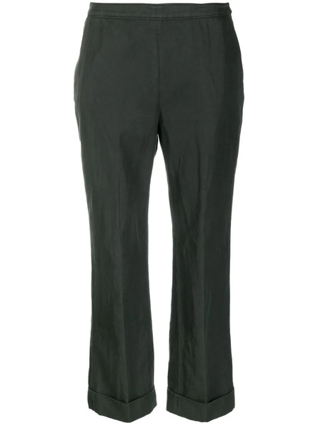  Aspesi Cropped Flared Trousers - Grey 