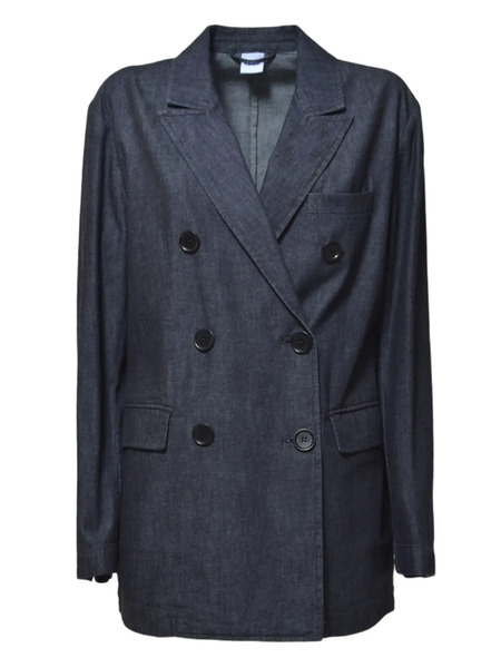  Aspesi Double-breasted Denim Blazer - Blue 