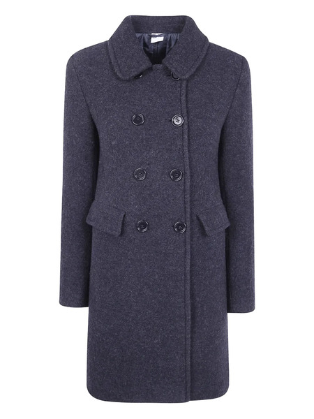  Aspesi Double-breasted Wool Coat - Blue 