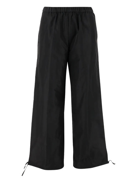  Aspesi Drawstring-cuffed Trousers - Black 