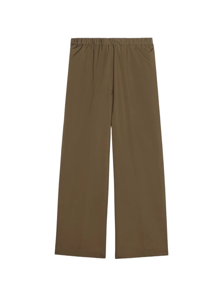  Aspesi Elasticated Cotton Trousers - Green 