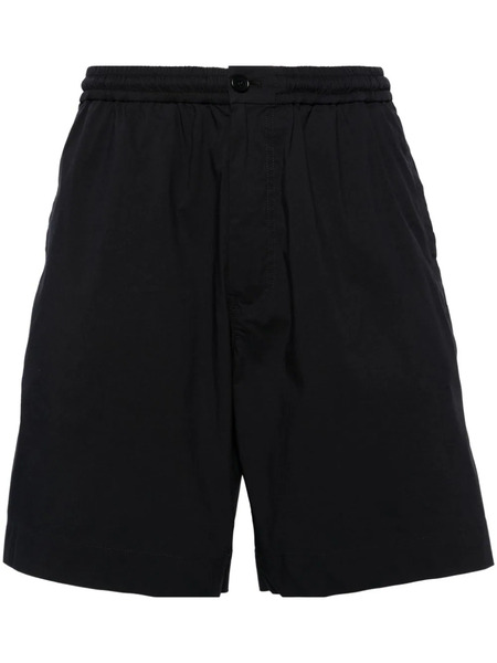  Aspesi Elasticated-waist Poplin Shorts - Blue 