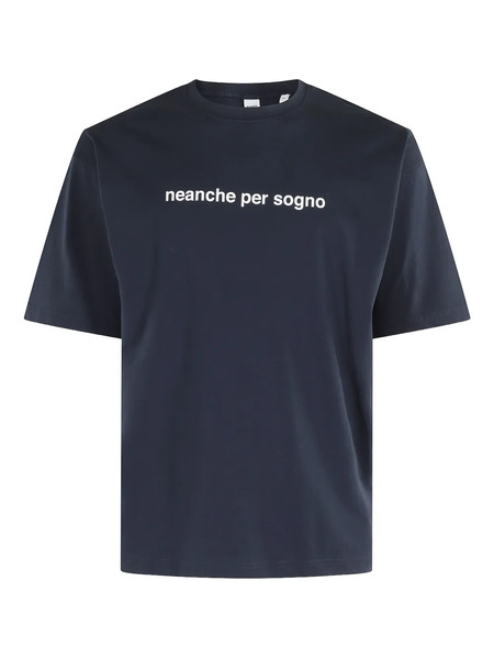  Aspesi Embroidered-text T-shirt - Blue 