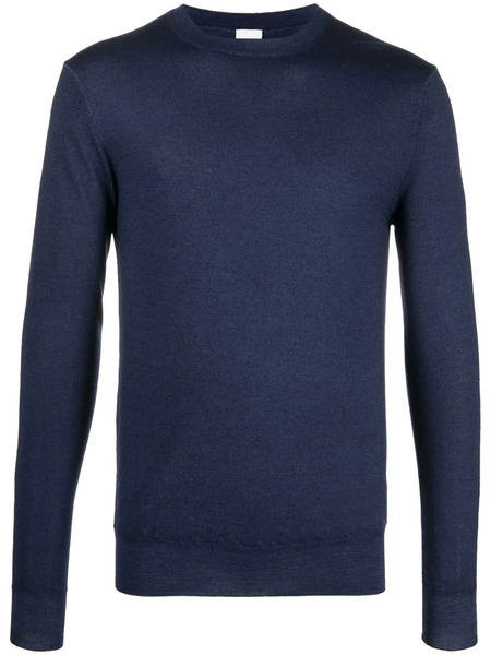  Aspesi Fine-knit Slim-cut Jumper - Blue 