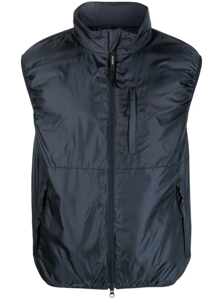  Aspesi High-neck Padded Gilet - Blue 
