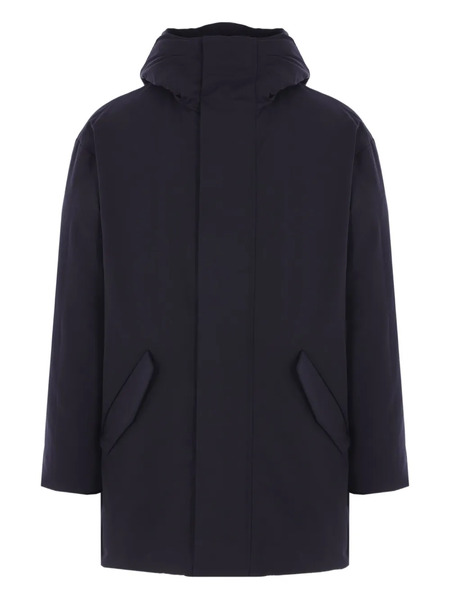  Aspesi Hood Padded Coat - Blue 