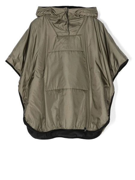  Aspesi Kids Draped-sleeve Pullover Jacket - Green 