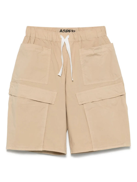  Aspesi Kids Poplin Shorts - Neutrals 
