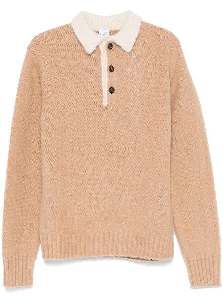  Aspesi Knitted Polo Shirt - Neutrals 