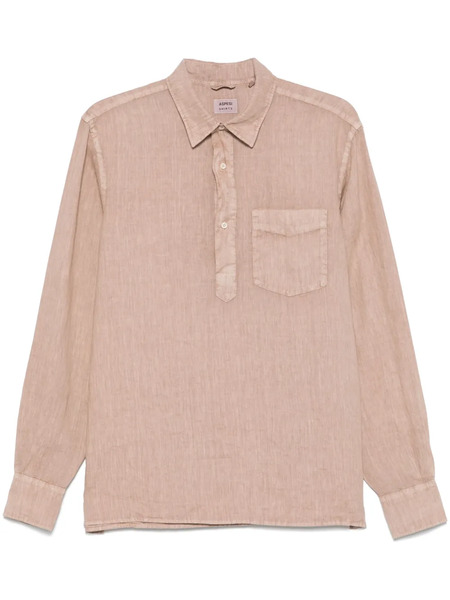  Aspesi Linen Shirt - Brown 