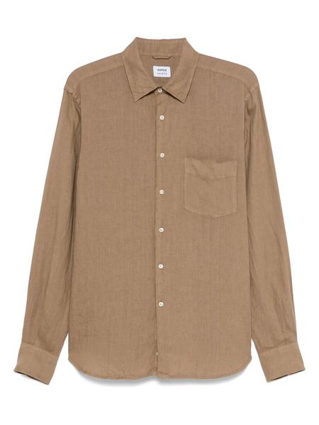  Aspesi Linen Shirt - Brown 