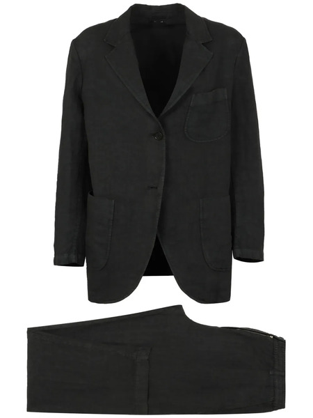  Aspesi Linen Single-breasted Suit - Green 