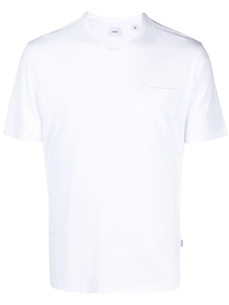  Aspesi Logo-patch Jersey T-shirt - White 