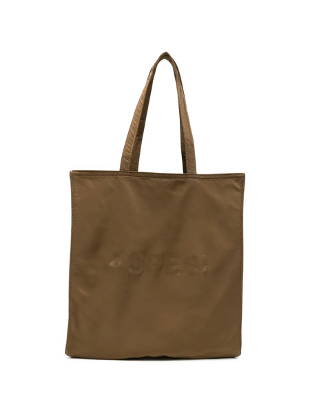  Aspesi Logo Shoulder Bag - Brown 