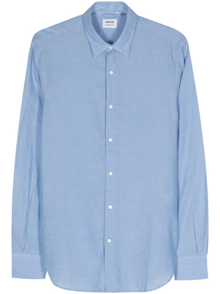  Aspesi Long-sleeves Classic Shirt - Blue 