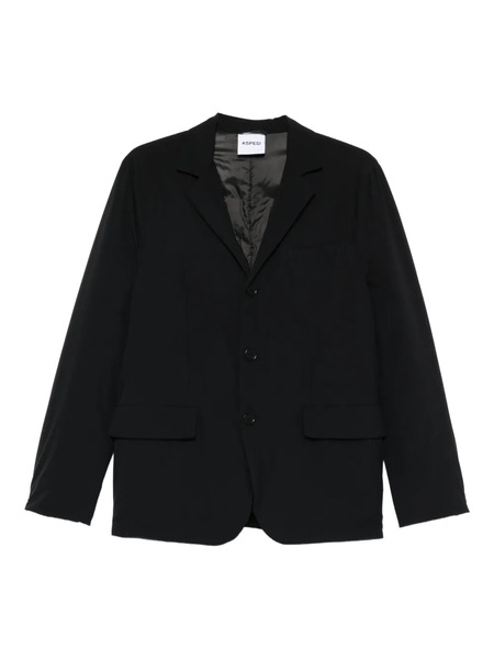  Aspesi Notched Black Jacket 