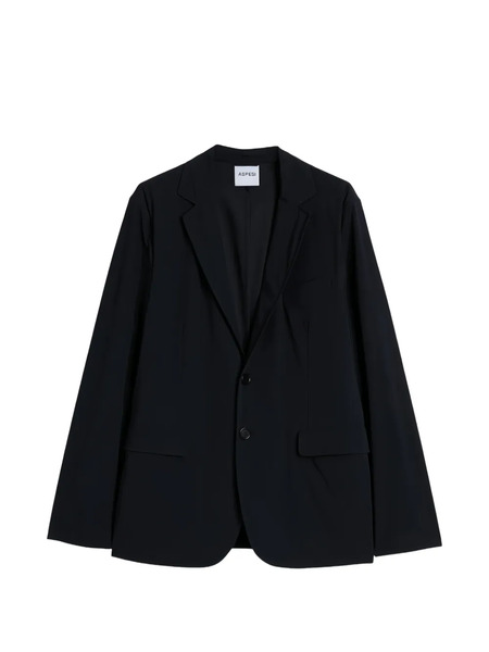  Aspesi Notched-lapels Blazer - Blue 