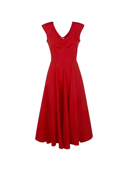  Aspesi Open Back Dress - Red 