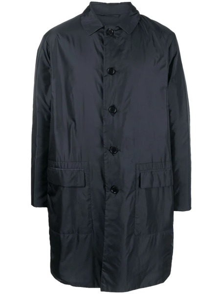  Aspesi Padded Long Coat - Blue 