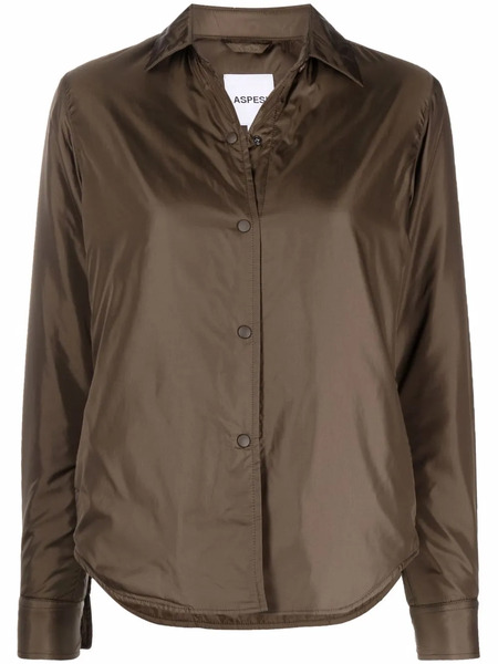  Aspesi Padded Shirt Jacket - Green 