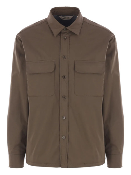  Aspesi Padded Shirt Jacket - Green 