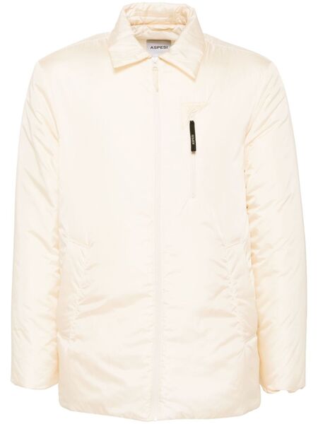  Aspesi Padded Shirt Jacket - Neutrals 